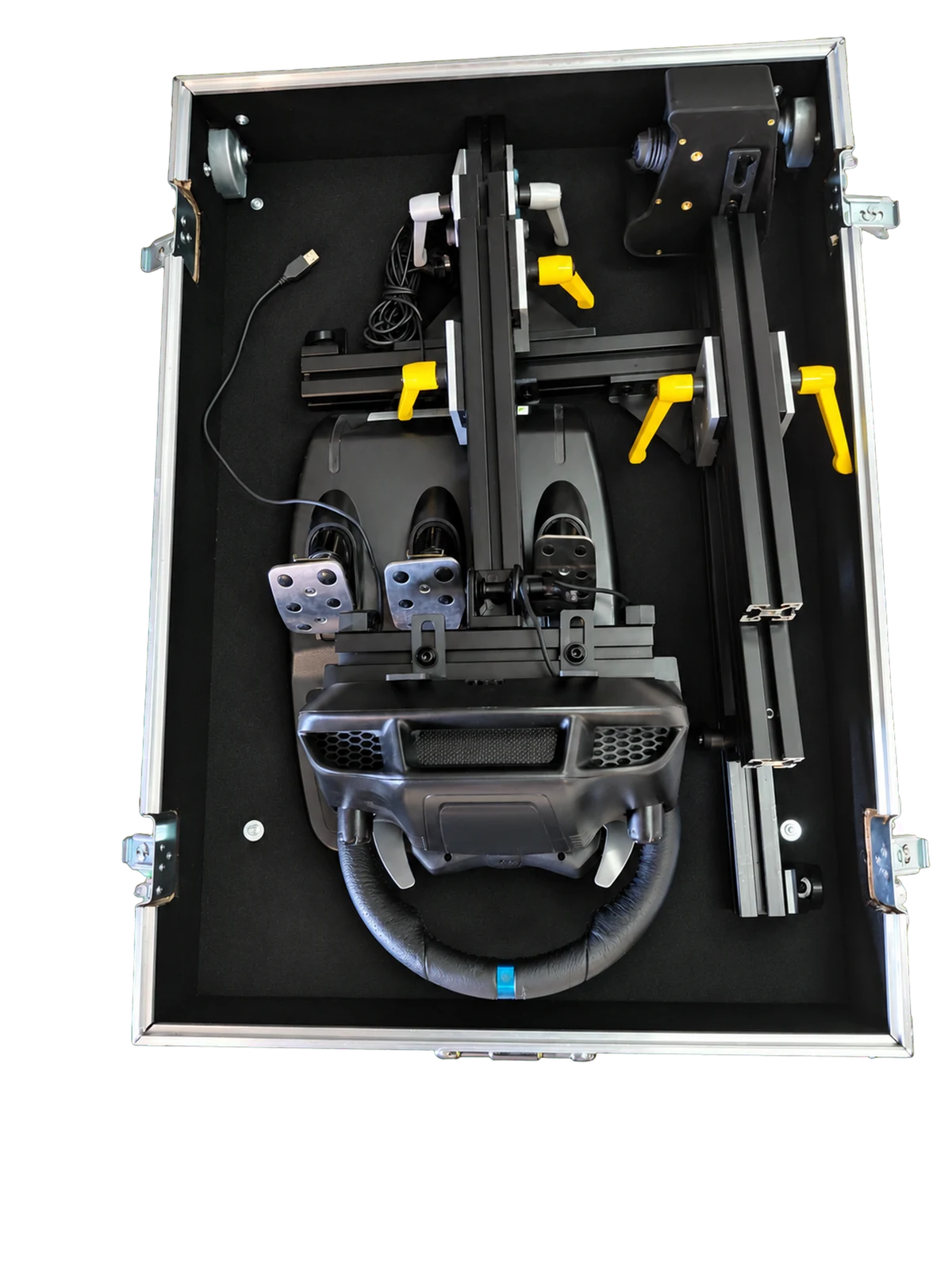 Controls packed for transport